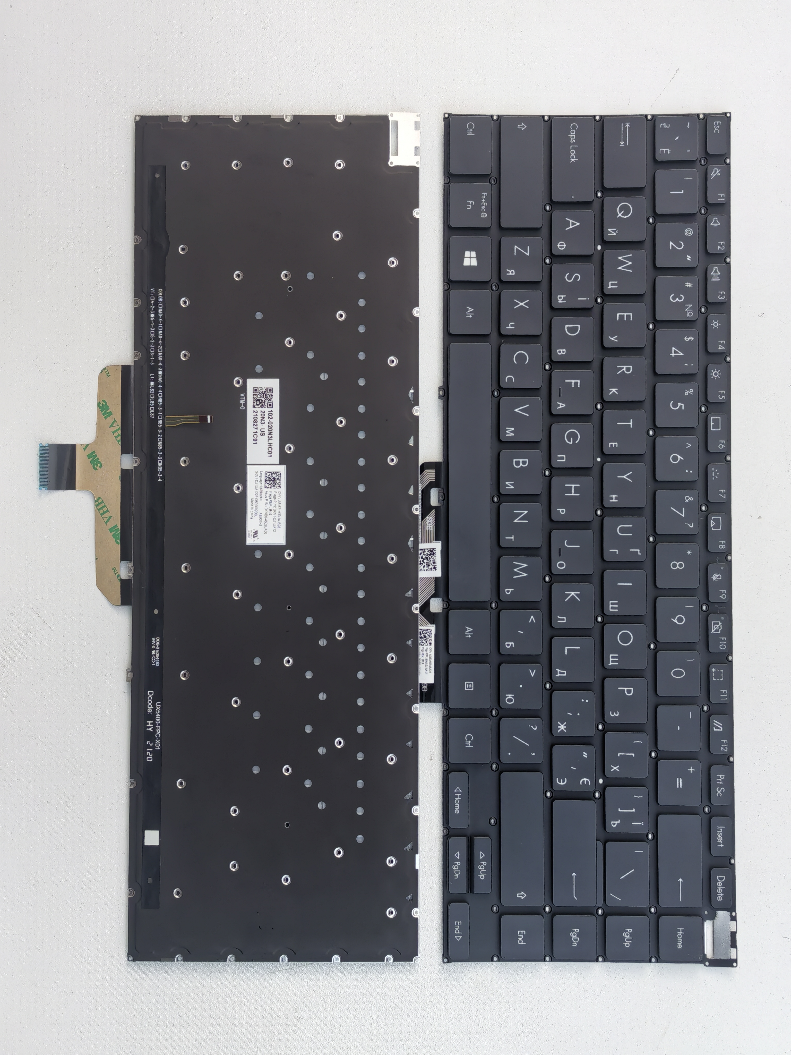 Picture of New Replacement Laptop Keyboard For ASUS UX5400 BLACK Backlit RU Layout